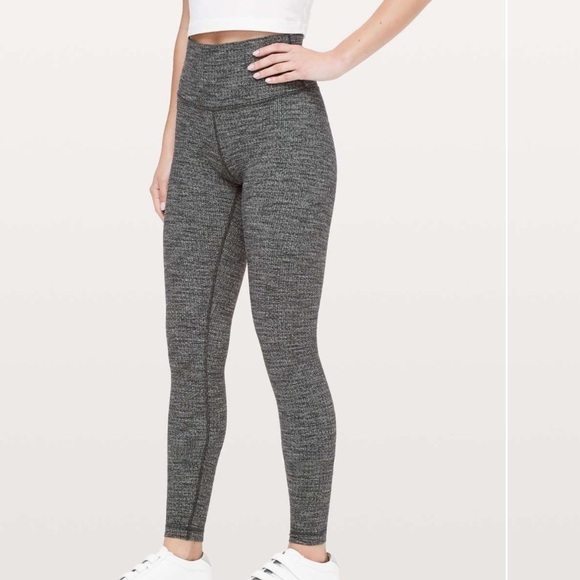 lululemon athletica Pants - Lululemon Wunder Under houndstooth print size 4